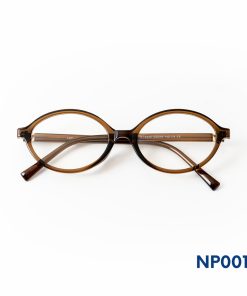 Gọng kính oval thời trang NP001 chất liệu nhựa cao cấp, thiết kế nhẹ, ôm mặt, phù hợp với người châu Á.